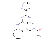 7-acetyl-N-cycloheptyl-2-(2-pyridinyl)-5,6,7,8-tetrahydropyrido[3,4-d]pyrimidin-4-amine