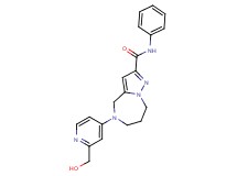 5-[2-(hydroxymethyl)pyridin-4-yl]-N-phenyl-5,6,7,8-tetrahydro-4H-pyrazolo[1,5-a][1,4]diazepine-2-carboxamide