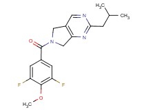 6-(3,5-difluoro-4-methoxybenzoyl)-2-isobutyl-6,7-dihydro-5H-pyrrolo[3,4-d]pyrimidine