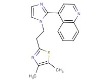 4-{1-[2-(4,5-dimethyl-1,3-thiazol-2-yl)ethyl]-1H-imidazol-2-yl}quinoline