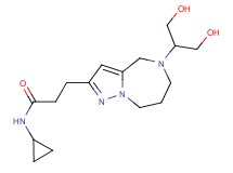 N-cyclopropyl-3-{5-[2-hydroxy-1-(hydroxymethyl)ethyl]-5,6,7,8-tetrahydro-4H-pyrazolo[1,5-a][1,4]diazepin-2-yl}propanamide