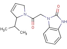 1-[2-(2-isopropyl-2,5-dihydro-1H-pyrrol-1-yl)-2-oxoethyl]-1,3-dihydro-2H-benzimidazol-2-one