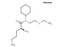 (2S)-2-amino-N-cyclohexyl-N-[2-(ethylthio)ethyl]hexanamide