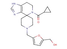 (5-{[5-(cyclopropylcarbonyl)-1,5,6,7-tetrahydro-1'H-spiro[imidazo[4,5-c]pyridine-4,4'-piperidin]-1'-yl]methyl}-2-furyl)methanol