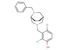 3-{[(1S*,5R*)-6-benzyl-3,6-diazabicyclo[3.2.2]non-3-yl]methyl}-2,4-dichlorophenol
