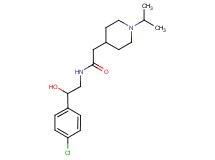 N-[2-(4-chlorophenyl)-2-hydroxyethyl]-2-(1-isopropyl-4-piperidinyl)acetamide