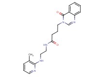N-{2-[(3-methylpyridin-2-yl)amino]ethyl}-4-(4-oxoquinazolin-3(4H)-yl)butanamide