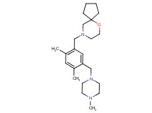 9-{2,4-dimethyl-5-[(4-methylpiperazin-1-yl)methyl]benzyl}-6-oxa-9-azaspiro[4.5]decane