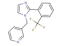 3-({2-[2-(trifluoromethyl)phenyl]-1H-imidazol-1-yl}methyl)pyridine