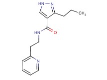 3-propyl-N-(2-pyridin-2-ylethyl)-1H-pyrazole-4-carboxamide