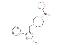 1-[(1-methyl-3-phenyl-1H-pyrazol-4-yl)methyl]-4-(tetrahydrofuran-2-ylcarbonyl)-1,4-diazepane