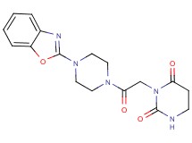 3-{2-[4-(1,3-benzoxazol-2-yl)piperazin-1-yl]-2-oxoethyl}dihydropyrimidine-2,4(1H,3H)-dione