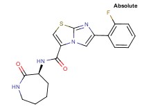 6-(2-fluorophenyl)-N-[(3S)-2-oxo-3-azepanyl]imidazo[2,1-b][1,3]thiazole-3-carboxamide