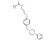 N-[3-(4-{[4-(2-pyridinyl)-1-piperazinyl]methyl}phenoxy)propyl]cyclopropanecarboxamide