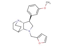 (2R*,3S*,6R*)-5-(2-furylmethyl)-3-(3-methoxyphenyl)-1,5-diazatricyclo[5.2.2.0~2,6~]undecane