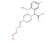 (5-fluoro-2-methoxyphenyl){4-[2-(2-hydroxyethoxy)ethyl]piperazin-1-yl}acetic acid