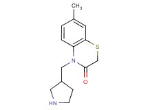 7-methyl-4-(3-pyrrolidinylmethyl)-2H-1,4-benzothiazin-3(4H)-one hydrochloride