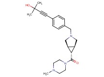 2-methyl-4-[4-({(1R*,5S*,6r)-6-[(4-methylpiperazin-1-yl)carbonyl]-3-azabicyclo[3.1.0]hex-3-yl}methyl)phenyl]but-3-yn-2-ol