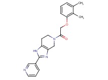 5-[(2,3-dimethylphenoxy)acetyl]-2-pyridin-3-yl-4,5,6,7-tetrahydro-1H-imidazo[4,5-c]pyridine