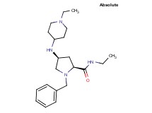 (4S)-1-benzyl-N-ethyl-4-[(1-ethyl-4-piperidinyl)amino]-L-prolinamide