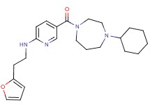 5-[(4-cyclohexyl-1,4-diazepan-1-yl)carbonyl]-N-[2-(2-furyl)ethyl]-2-pyridinamine