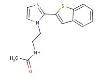 N-{2-[2-(1-benzothien-2-yl)-1H-imidazol-1-yl]ethyl}acetamide