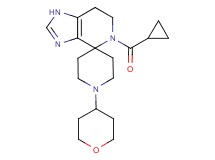 5-(cyclopropylcarbonyl)-1'-(tetrahydro-2H-pyran-4-yl)-1,5,6,7-tetrahydrospiro[imidazo[4,5-c]pyridine-4,4'-piperidine]