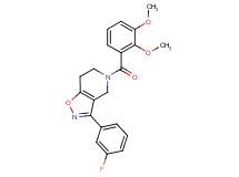 5-(2,3-dimethoxybenzoyl)-3-(3-fluorophenyl)-4,5,6,7-tetrahydroisoxazolo[4,5-c]pyridine