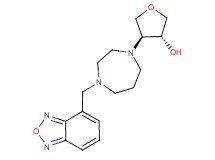 (3R*,4S*)-4-[4-(2,1,3-benzoxadiazol-4-ylmethyl)-1,4-diazepan-1-yl]tetrahydrofuran-3-ol