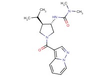 N'-[(3S*,4R*)-4-isopropyl-1-(pyrazolo[1,5-a]pyridin-3-ylcarbonyl)-3-pyrrolidinyl]-N,N-dimethylurea
