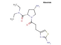 (4S)-4-amino-1-[3-(2-amino-1,3-thiazol-4-yl)propanoyl]-N,N-diethyl-L-prolinamide