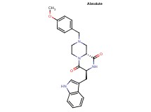 (3S,9aR)-3-(1H-indol-3-ylmethyl)-8-(4-methoxybenzyl)tetrahydro-2H-pyrazino[1,2-a]pyrazine-1,4(3H,6H)-dione