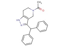 5-acetyl-3-(diphenylmethyl)-4,5,6,7-tetrahydro-1H-pyrazolo[4,3-c]pyridine