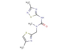 N-methyl-N'-(3-methyl-1,2,4-thiadiazol-5-yl)-N-[(4-methyl-1,3-thiazol-2-yl)methyl]urea