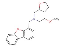 (dibenzo[b,d]furan-4-ylmethyl)(2-methoxyethyl)(tetrahydrofuran-2-ylmethyl)amine