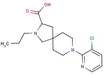 8-(3-chloro-2-pyridinyl)-2-propyl-2,8-diazaspiro[4.5]decane-3-carboxylic acid