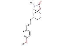 7-[(2E)-3-(4-methoxyphenyl)-2-propen-1-yl]-3-methyl-1-oxa-3,7-diazaspiro[4.5]decan-2-one