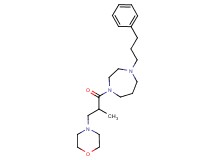 1-[2-methyl-3-(4-morpholinyl)propanoyl]-4-(3-phenylpropyl)-1,4-diazepane