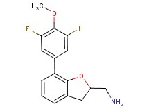 1-[7-(3,5-difluoro-4-methoxyphenyl)-2,3-dihydro-1-benzofuran-2-yl]methanamine