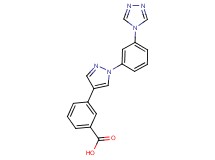 3-{1-[3-(4H-1,2,4-triazol-4-yl)phenyl]-1H-pyrazol-4-yl}benzoic acid
