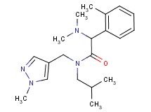 2-(dimethylamino)-N-isobutyl-2-(2-methylphenyl)-N-[(1-methyl-1H-pyrazol-4-yl)methyl]acetamide
