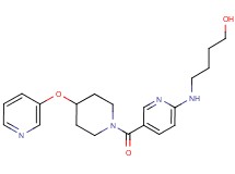 4-[(5-{[4-(pyridin-3-yloxy)piperidin-1-yl]carbonyl}pyridin-2-yl)amino]butan-1-ol