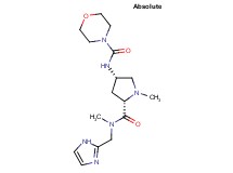 N-((3S,5S)-5-{[(1H-imidazol-2-ylmethyl)(methyl)amino]carbonyl}-1-methylpyrrolidin-3-yl)morpholine-4-carboxamide