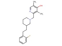 2-({3-[2-(2-fluorophenyl)ethyl]-1-piperidinyl}methyl)-3,5-dimethyl-4-pyridinol