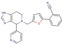 2-{5-[(4-pyridin-3-yl-1,4,6,7-tetrahydro-5H-imidazo[4,5-c]pyridin-5-yl)methyl]-2-furyl}benzonitrile