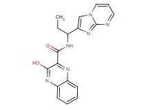 3-hydroxy-N-(1-imidazo[1,2-a]pyrimidin-2-ylpropyl)-2-quinoxalinecarboxamide