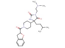 5-[1-(2,3-dihydro-1-benzofuran-2-ylcarbonyl)-4-piperidinyl]-3-[2-(dimethylamino)ethyl]-5-(3-methylbutyl)-2,4-imidazolidinedione