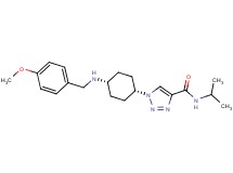 N-isopropyl-1-{cis-4-[(4-methoxybenzyl)amino]cyclohexyl}-1H-1,2,3-triazole-4-carboxamide