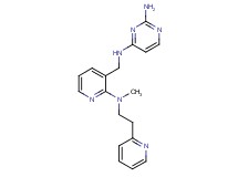 N~4~-({2-[methyl(2-pyridin-2-ylethyl)amino]pyridin-3-yl}methyl)pyrimidine-2,4-diamine