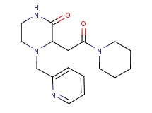 3-[2-oxo-2-(1-piperidinyl)ethyl]-4-(2-pyridinylmethyl)-2-piperazinone